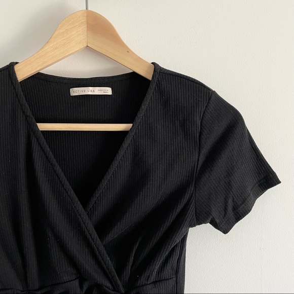 🌱2/$10 | Active USA Front Ruched Tee - Picture 2 of 5